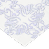 bloemendamask violet patroon tafelkleed (Gekanteld)