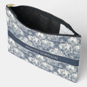 bloemendamast Blauw toile de jouy monogram Etui (Open)