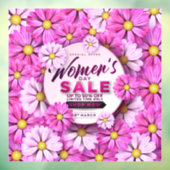 Bloemendamesale 8 maart Bedrijf Raamsticker (Vel 3)