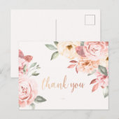 Bloemendank  briefkaart (Voorkant / Achterkant)