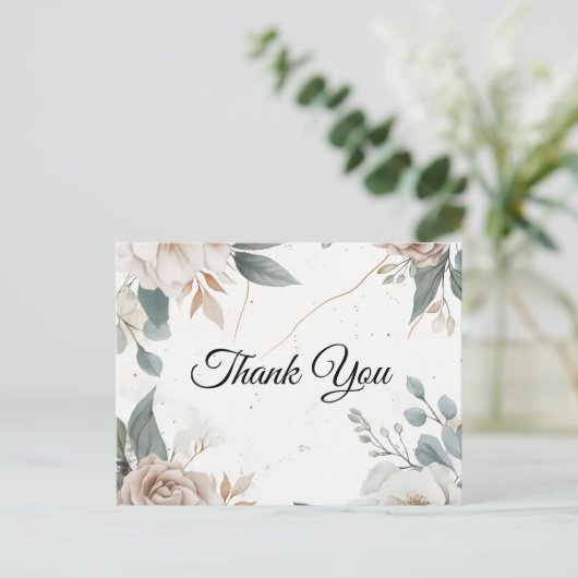 Bloemendank je briefkaart (Staand voorkant)