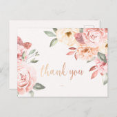 Bloemendank je  briefkaart (Voorkant / Achterkant)