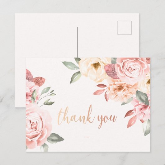 Bloemendank je briefkaart (Voorkant / Achterkant)