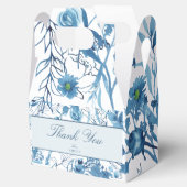 Bloemendank je in het blauw bedankdoosjes (Geopend)