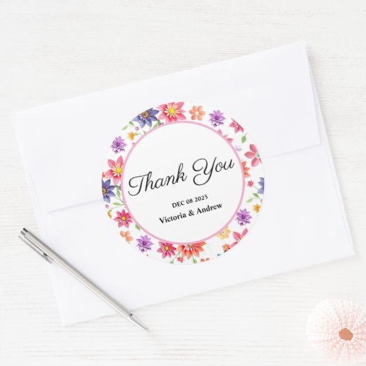  bloemendank u Stickers (Envelop)