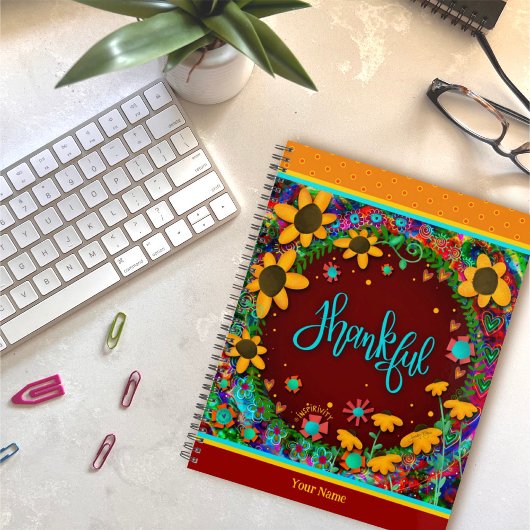 bloemendankbare vrolijke inspiratie planner