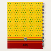 bloemendankbare vrolijke inspiratie planner (Achterkant)