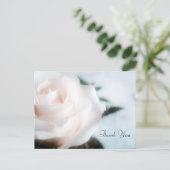 Bloemendankbetuiging rouwkaarten bedankt briefkaart (Staand voorkant)