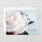 Bloemendankbetuiging rouwkaarten bedankt briefkaart (Voorkant / Achterkant)