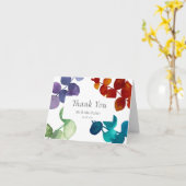 Bloemendankbetuiging voor bos Eucalyptus Kaart (Gele Bloem)