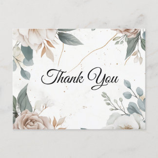 Bloemendankjewel Briefkaart