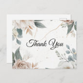 Bloemendankjewel Briefkaart (Voorkant / Achterkant)