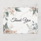 Bloemendankjewel Briefkaart (Voorkant)