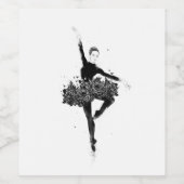 Bloemendans - Eten en Drank Etiket Set (Enkel label)