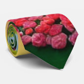 Bloemendass  stropdas (Opgerold)