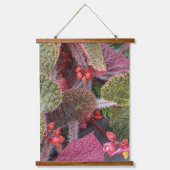 Bloemende Hairy Begonia Floral Hangend Wandkleed (Voorkant)