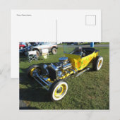 Bloemende hete staaf briefkaart (Voorkant / Achterkant)