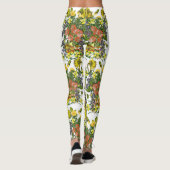 Bloemende illustraties leggings (Achterkant)