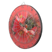 Bloemende kweepboom dartbord (Voorkant Rechts)