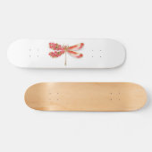 Bloemende libel met juwelen sakura persoonlijk skateboard (Horizontaal)
