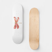 Bloemende libel met juwelen sakura persoonlijk skateboard (Voorkant)