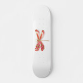 Bloemende libel met juwelen sakura persoonlijk skateboard (Voorkant)
