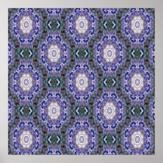 Bloemende Mandalas.... Poster (Voorkant)