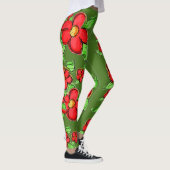 Bloemende Moss Groene Leggings (Rechts)