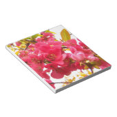 Bloemende Quince Japan Pink Spring Flowers Shrub Notitieblok (Schuin)