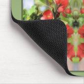 Bloemende Quince Red Blossom Abstract Muismat (Hoek)