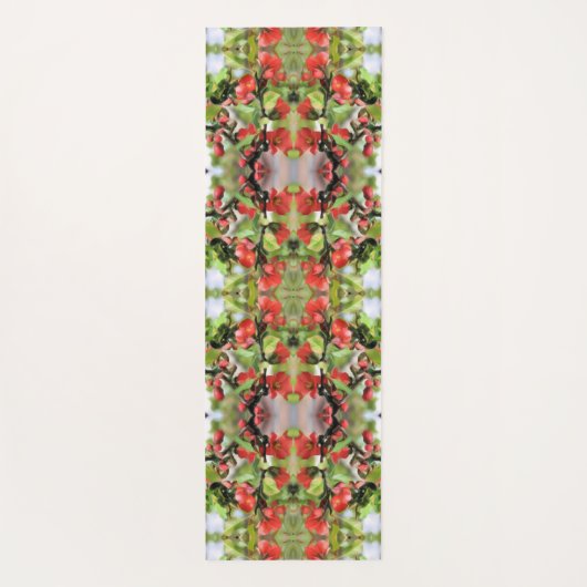 Bloemende Quince Red Blossom Abstract Yogamat (Achterkant)
