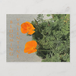 BLOEMENDE VALENTIJN BRIEFKAART