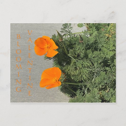 BLOEMENDE VALENTIJN BRIEFKAART (Voorkant)