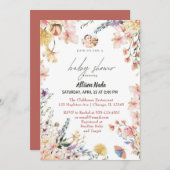 Bloemende wilde bloemen voor baby's  kaart (Voorkant / Achterkant)