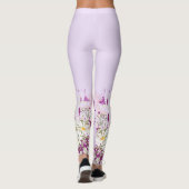 Bloemendecor 72 Leggings (Achterkant)