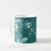 Bloemendecor 9 Mok (Voorkant links)