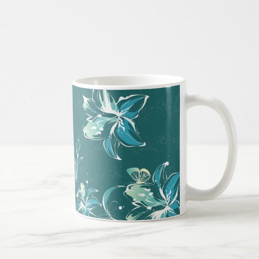 Bloemendecor 9 Mok (Rechts)