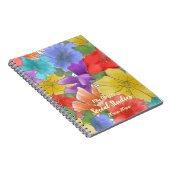 Bloemendecor Academisch Jaar Notitieboek (Rechterzijde)