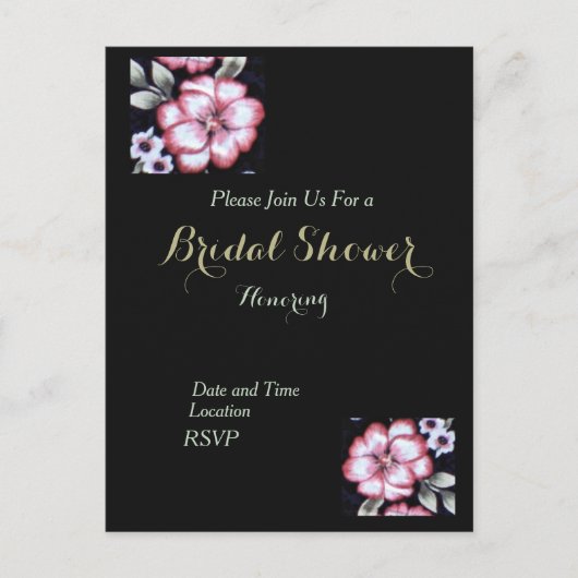 Bloemendecor Briefkaart (Voorkant)
