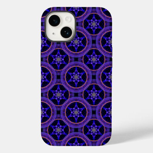 Bloemendecor Moderne Boho Elegante Abstracte Patro Case-Mate iPhone Case (Achterkant)