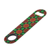 Bloemendecor Moderne Boho Elegante Abstracte Patro Speed Flessenopener (Voorkant Gekanteld)