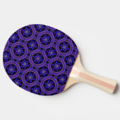 Bloemendecor Moderne Boho Elegante Abstracte Patro Tafeltennisbatje (Zijkant)
