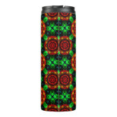 Bloemendecor Moderne Boho Elegante Abstracte Patro Thermosbeker (Achterkant)