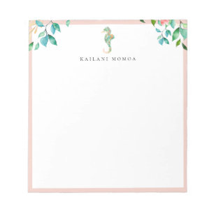 Bloemendecor Paard-van-Zee Blush Frame Notitieblok