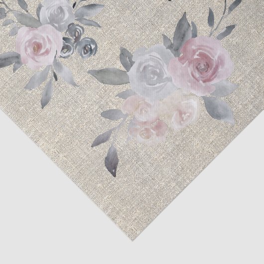 bloemendecor rustiek tissuepapier (Detail)