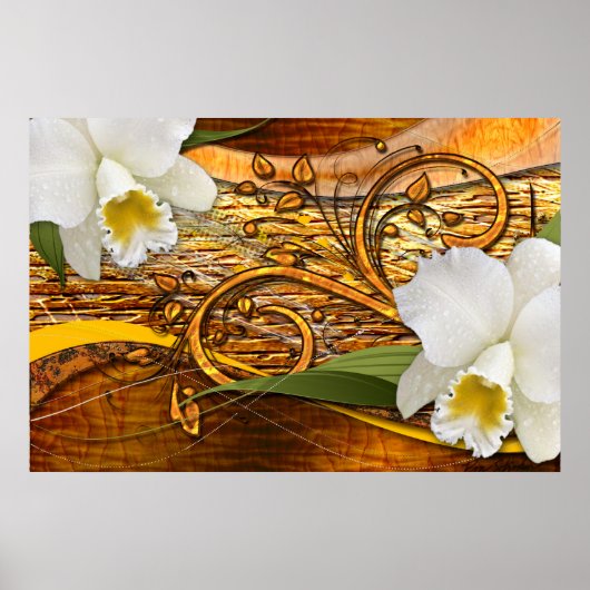Bloemendecoratie 3 Poster (Voorkant)