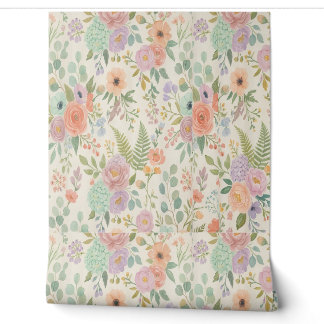 Bloemendecoratie behang