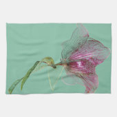 Bloemendecoratie bloemmotief theedoek (Horizontaal)