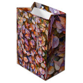 Bloemendecoratie Inpakpapier Medium Cadeauzakje (Achterkant Gekanteld)