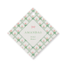 Bloemendecoratie Roze Strik Tuinfeest Bruidsuitnod